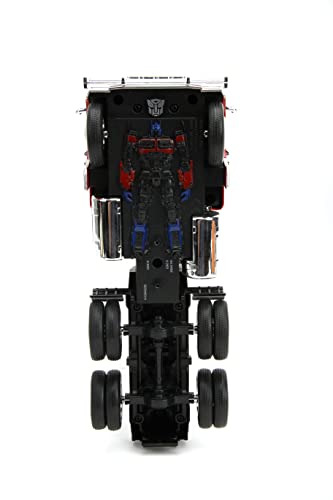 Transformers Rise Of The Beast 1:24 Optimus Prime W/Robot On Chassis Die-Cast Car, Toys For Kids And Adults #TOP2