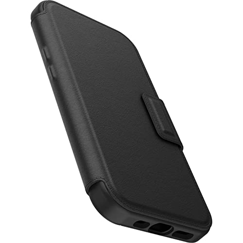 Image of OtterBox Detachable Folio Wallet (Case Sold Separately) for MagSafe - iPhone 15 Pro and iPhone 14 Pro - Shadow (Black)