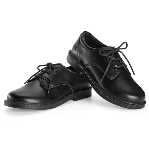 Image of PATPAT Boys Girls Dress Shoes,Oxford Loafers Formal School Church Shoes for Toddler Little Big Kids