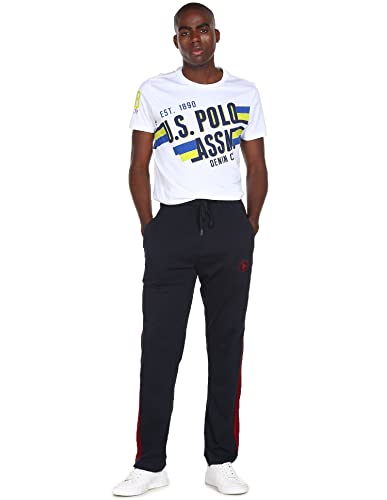 Image of U.S. Polo ASSN. Men's Regular Fit Mid Rise Track Pant