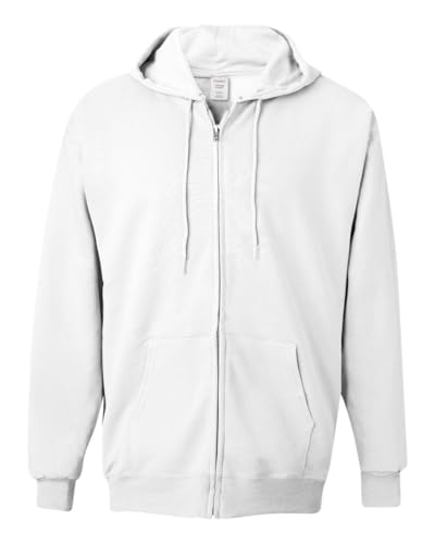Hanes Ultimate Cotton Full-Zip Hoodie Sweatshirt F280 – Unisex Heavyweight 90/10 Cotton-Poly Fleece, Tag-Free Neck Label4