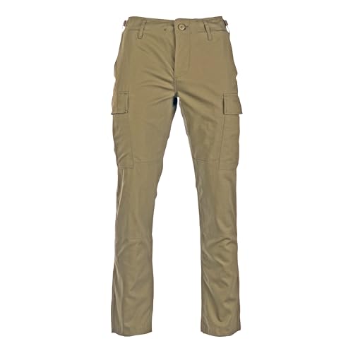 Pantalon US BDU Mil-Tec R/S noir avec poches cargo et tissu anti-déchirure