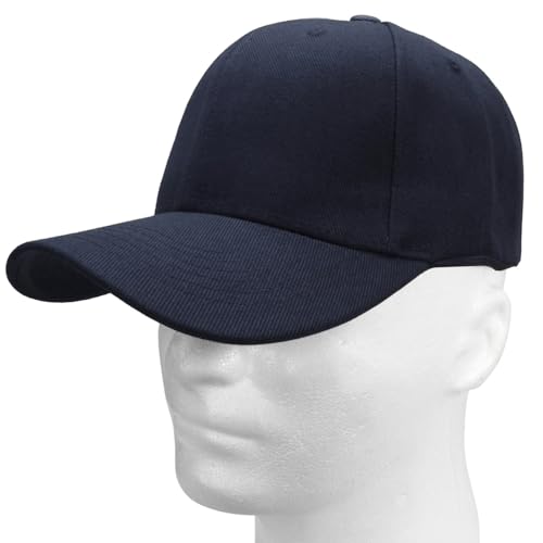 Image of Falari Wholesale Bulk Lot 12-Pack Baseball Cap Adjustable Size Plain Blank Solid Color