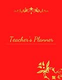  Teacher\'s Planner: Lesson Plan for Class Organization  Weekly and Monthly Agenda  Academic Year August - July  Light Tropical Floral Print (Lesson Planning Organizers)