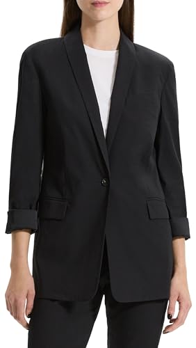 Theory Women's Rolled Sleeve Shawl Jacket