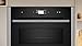 NEFF C24MS31N0, N90, Compact-Backofen mit Mikrowelle, Made in Germany, Full Touch TFT-Display, Inverter-Technologie, Soft Open and Close, Automatikprogramme, Home Connect, 60 x 45cm, Edelstahl