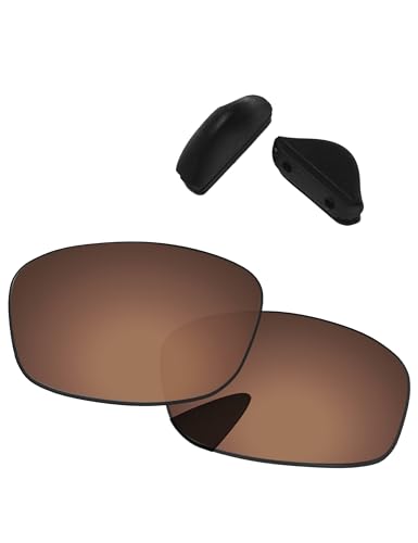 Image of Replacement Lenses & Nose Pads for Oakley Fives Squared(4+1) OO9238 54mm - Precise Fit, UV Block, Impact Resistant