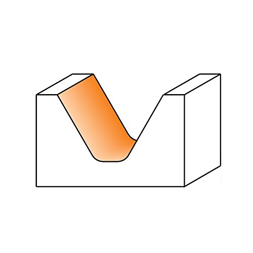 Fresa para letras 60° CMT outil gravure CNC défonceuse queue 6.35