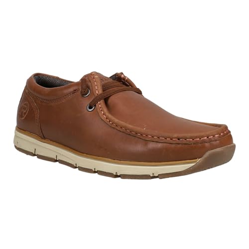 ROPER Mens Lloyd Slip On Casual Shoes - Brown2