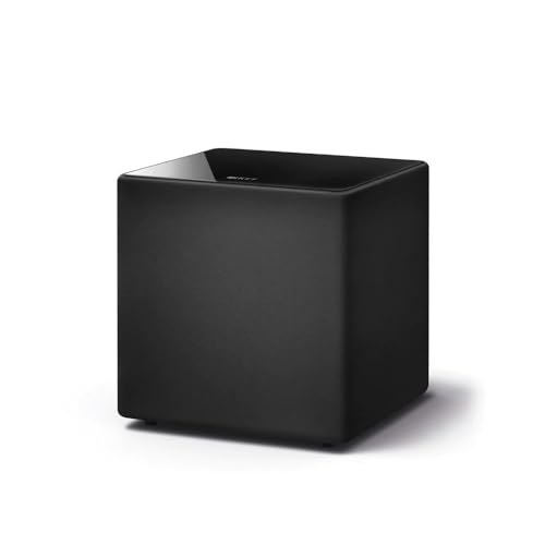 KEF Kube10b 10 Inch 300 Watt Powered Subwoofer (Black) - Thumbnail 2