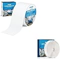 Kohree RV Sealant Tape, 4in x 50ft RV White Roof Seal Tape + 1/8-Inch x 3/4-Inch x 30-Foot, Leak Proof Butyl Seal Tape