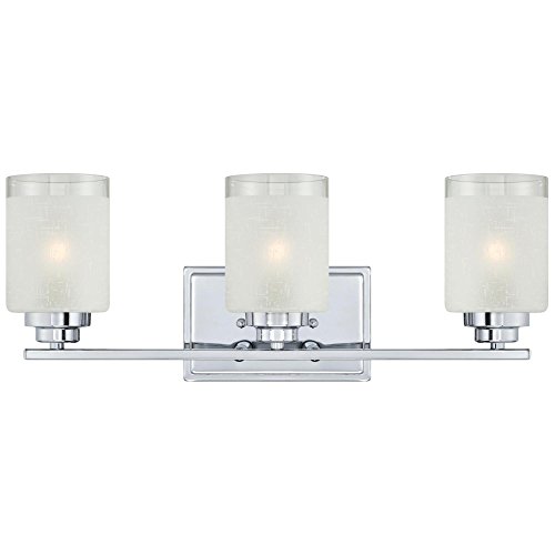 Westinghouse Lighting 63438A Hansen 3 Light Indoor Wall Fixture, Chrome