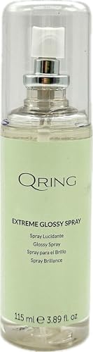 Qring Extreme Glossy Spray 115ml brillo para cabello miniatura 1