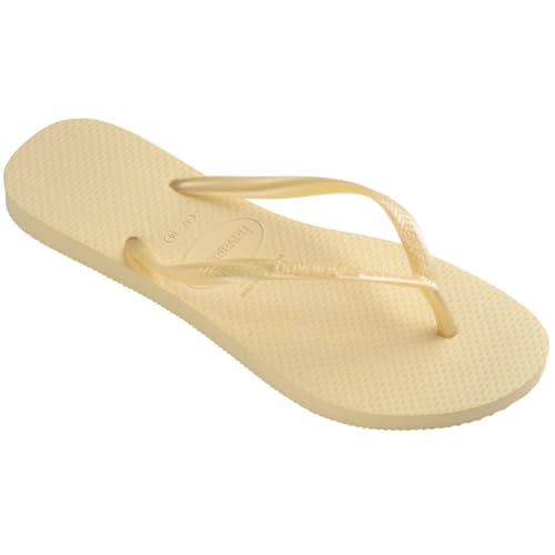 Havaianas Women's Slim Flip Flops Sandals, Buttercream, 11/122