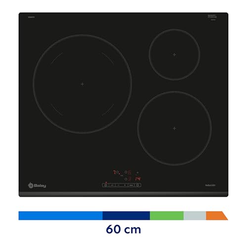 Balay, Placa de inducción, 60 cm, Zona de 28 centímetros, Negro, 3EB865FR - Imagen 4