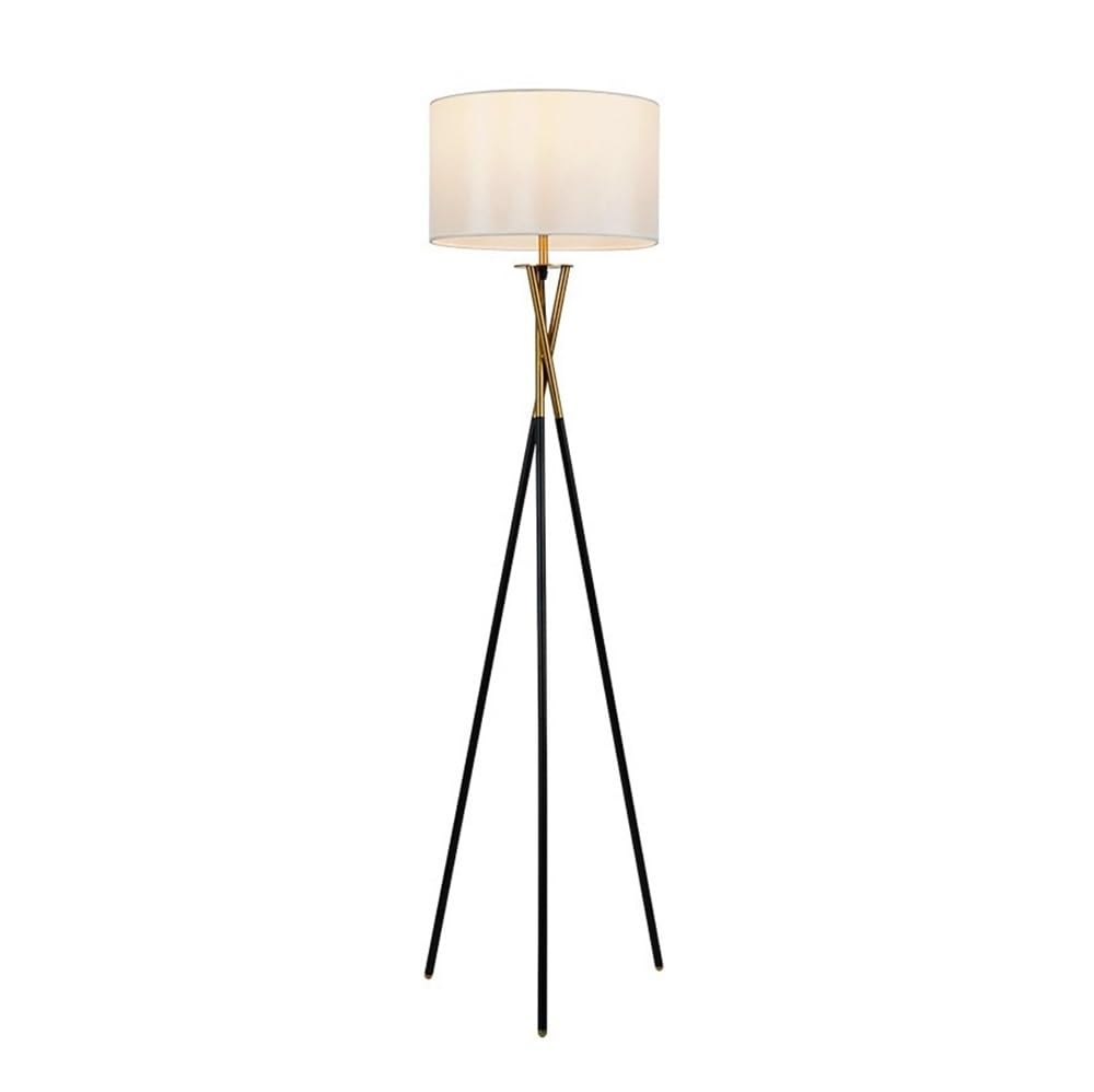 LJHFG63KUYT Standing Lamps White Lampshade Indoor Living Room Floor Lamp Bedroom Bedside Beside Retro Decorative Iron Vertical Table Lamps Decorate