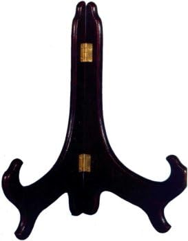 Tripar 4" Wooden Plate Stand, Easel