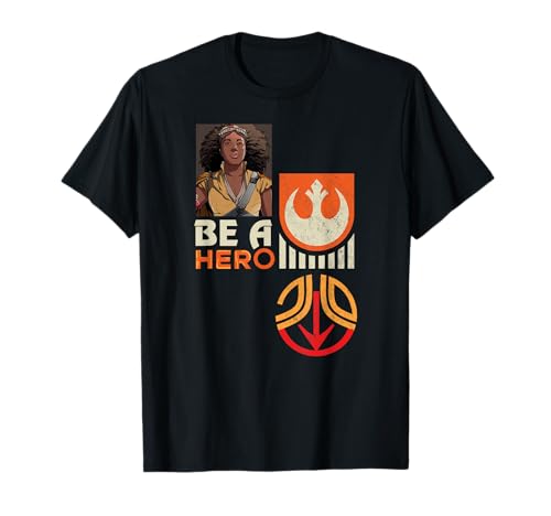 Star Wars Jannah Be A Hero T-Shirt coton noir pour homme et femme