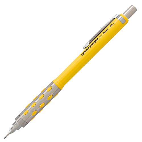 Pentel Graph Gear 800 Mechanical Drafting Pencil, 0.9mm, Yellow (PG809G)