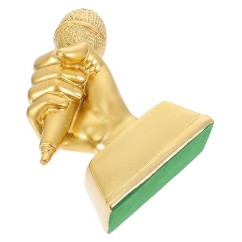 Trophée de microphone en résine cadeau de compétition musicale