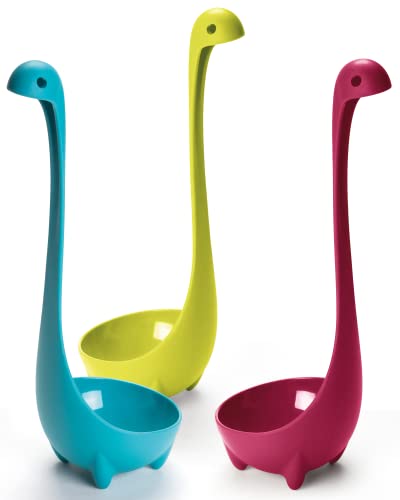 Nessie Ladle Pack of 3 - Green, Turquoise & Purple