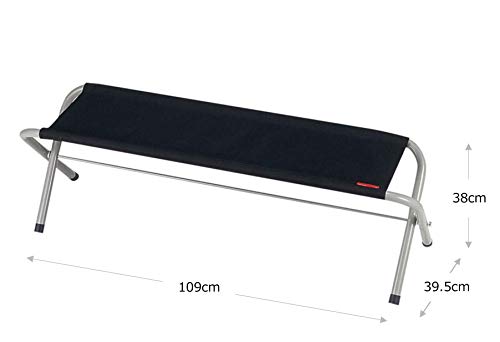Image of Captain Stag Gracia Folding Bench (Black) M-3805