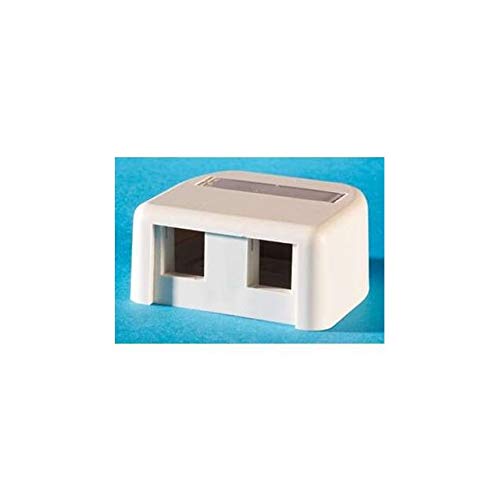 OrtronicsKSSMB2 Surface Mount Box Electrical Distribution Wall Plate Fog White