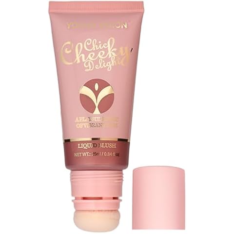 YOUNG VISION Shimmer Liquid Blush Wand - Radiant Cheek Tint | Luminous Rubor Liquido con Brillo | Dewy & Light-Reflecting | Maquillaje Iluminador para Mejillas,25ml/0.84 fl oz Cover
