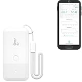 YoLink Smart Wireless Thermometer Hygrometer, Wide Temp Range for Freezer, Fridge, Green House, Pet Cage, App Alerts, Emails, Text/SMS alerts- Hub Required