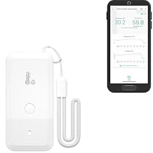 YoLink Smart Wireless Thermometer Hygrometer, Wide Temp Range for Freezer, Fridge, Green House, Pet Cage, App Alerts, Emails, Text/SMS alerts- Hub Required