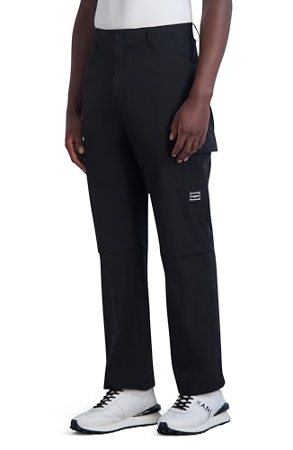 KARL LAGERFELD Men's Ankle Snap Button Nylon Cargo Pant3