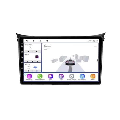 Récepteur radio FM et GPS de voiture Hyundai i30 2012 2015 avec écran tactile multimédia USB