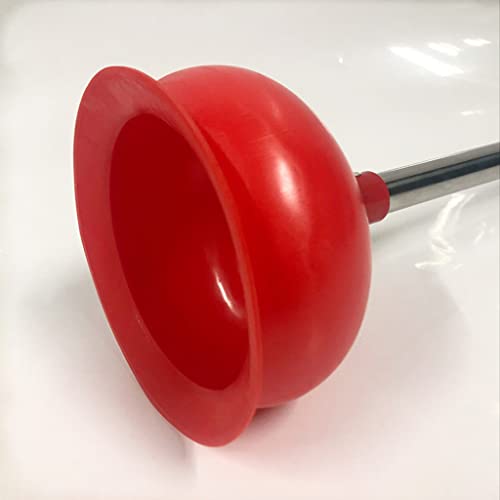 EndyAk roestvrijstalen toiletplunjer met lange handgreep: ontstopt afvoeren met kracht - Image 4