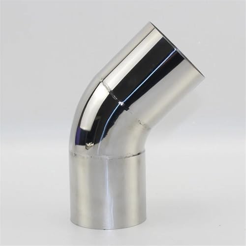 Silencieux de voiture avec tuyau d'angle à 45 degrés 63mm