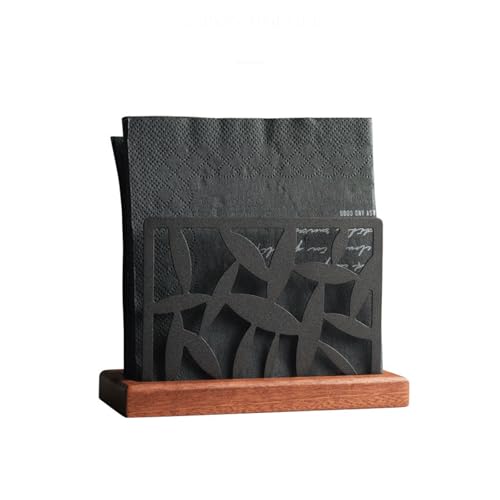 Napkin Holders for Paper Napkins Metal Napkin Holder for Table Black Iron Napkin Holder for Paper Napkins Flat Napkin Holder Ideal for Dining Table or Gift Dining Table Centerpiece Decor