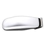 Mini Portable Electric Hair Clipper Beard Trimmer Haircut Shaver for Men Women (Silver)