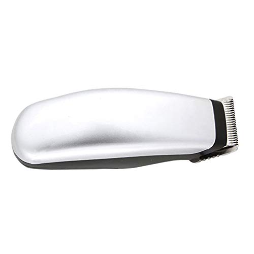 Mini Portable Electric Hair Clipper Beard Trimmer Haircut Shaver for Men Women (Silver)