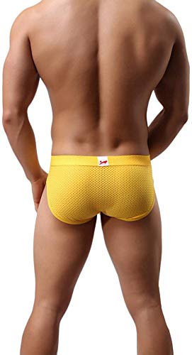 Naturemore Men's Sexy Elephant Nylon Underwear Briefs Guns Separation Trunk4