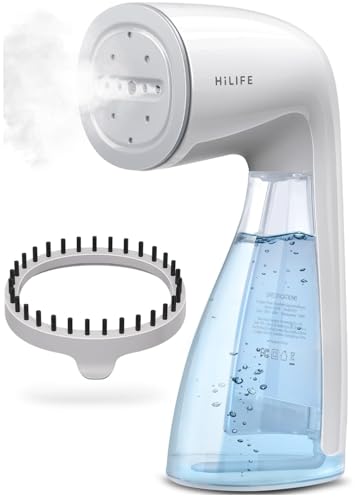 HiLIFE Upgraded Steamer for Clothes, Handheld Portable Design, 1100W Powerful Steam, 300ml Larger...