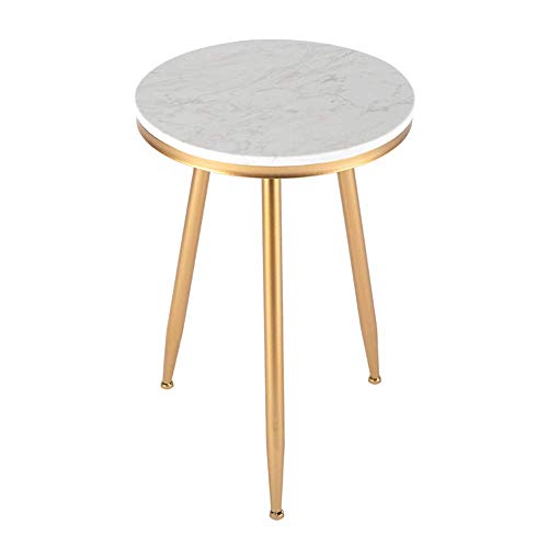 Home&Selected Furniture/Round Side Table Living Room Marble Coffee Tab