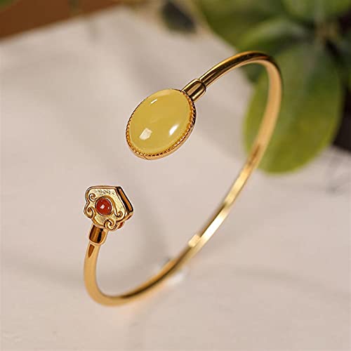Argent s925 et Ambre Naturel un bijou rétro dames idéal à offrir