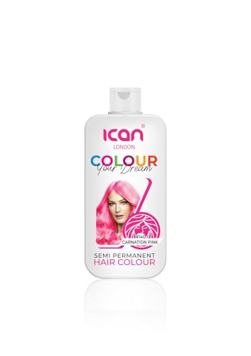 ican London Colour Your Dream Semi Permanent Hair Color 100ml (140-CARNATION PINK)