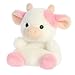 Aurora® Adorable Palm Pals™ Belle Strawberry Cow™ Stuffed Animal - Fun Collectible Plush for Kids and Adult Collectors - Perfect for Decorating Rooms and Birthday Gifts - Pink 6 Inches