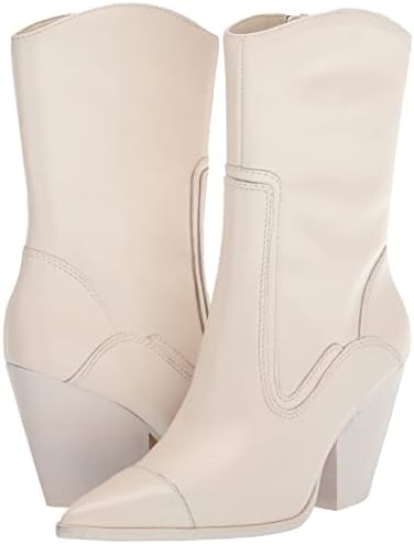 Vince Camuto Women's Footwear Women's OVERA Ankle Boot, Coconut Cream, 9.5 | Image 7
