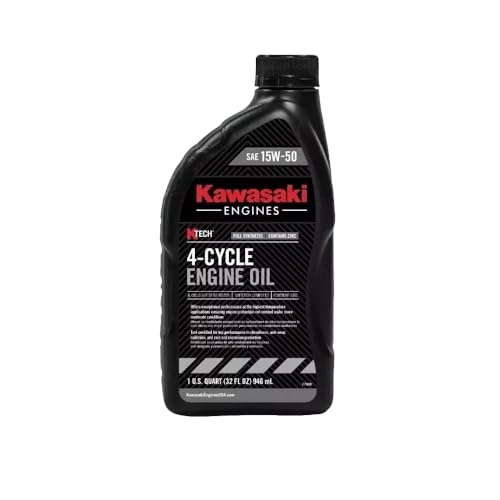 Aceite de motor sintético Kawasaki 15W-50 2 cuartos miniatura 2
