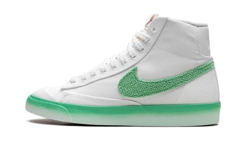 Image of NIKE W Blazer MID '77 Adult FJ4547-100 (White/Spring Green-Barely GREE), Size 6