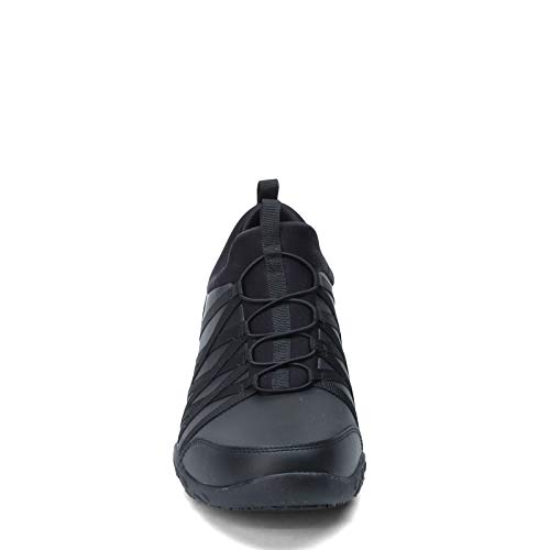 Skechers Women's Slip on Athletic Food Service Shoe, Black, 11