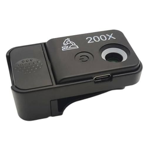 Microscope pour téléphone portable zoom 200X à éclairage USB