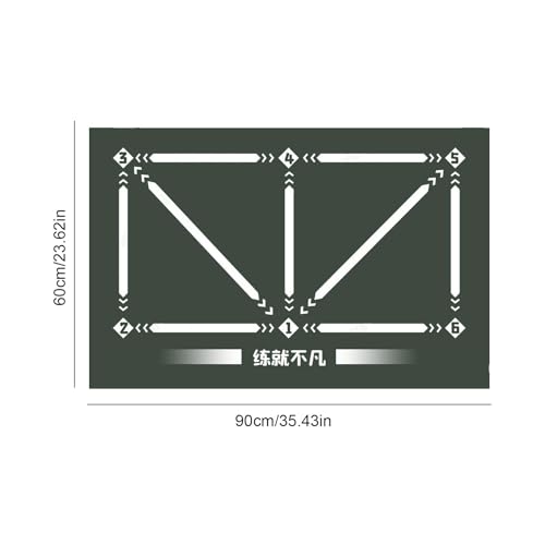 Alfombrilla de fútbol antideslizante de 23.62 x para control de balón 4