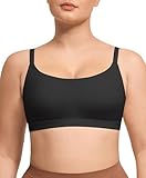 Lover-Beauty Seamless Bra for Women No Underwire Full Coverage Bras Wireless Soft Comfortable Everyday Bra Medium Black